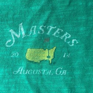Women’s 2014 Masters v neck tee medium